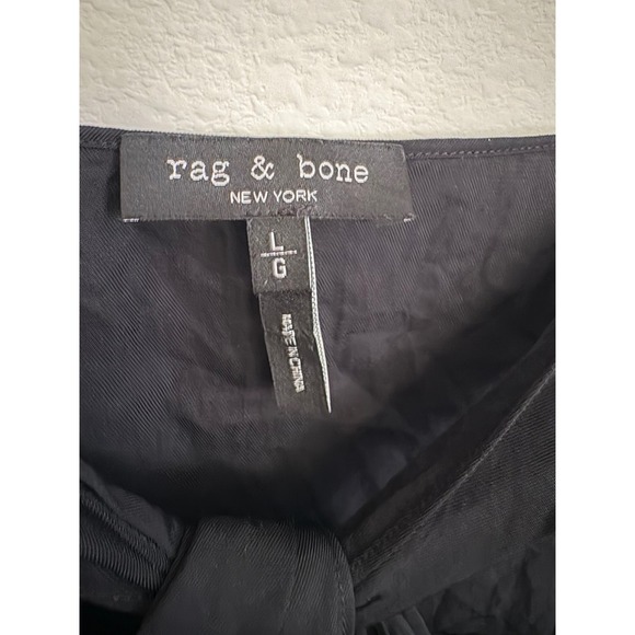 Rag & Bone Black Halter Top Sleeveless Blouse Twist Front Party Cocktail - Picture 4 of 4